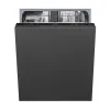 Lave-vaisselle encastrable 13 couverts Universel l. 60 cm STL2501CFR Smeg noir