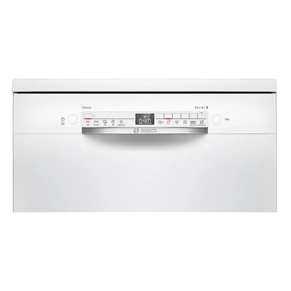 Lave-vaisselle intégrable BOSCH SMS2HTW02E SER2 - 14 couverts - Induction - L60cm - 43 dB - Blanc