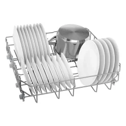 Lave-vaisselle pose libre BOSCH SMS2HVI02E SER2 - 14 couverts - Induction - L60cm - 46 dB - tiroir a couverts - Inox