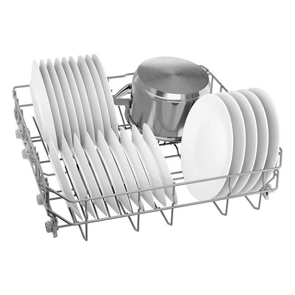 Lave-vaisselle pose libre BOSCH SMS2HVI02E SER2 - 14 couverts - Induction - L60cm - 46 dB - tiroir a couverts - Inox