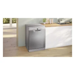 Lave-vaisselle pose libre BOSCH SMS2HVI02E SER2 - 14 couverts - Induction - L60cm - 46 dB - tiroir a couverts - Inox