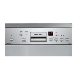 Lave-vaisselle pose libre BRANDT 10 Couverts 45cm A++, BRADFS1010X
