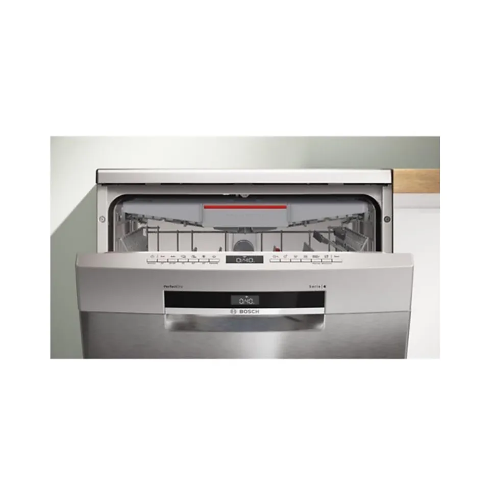 Lave-vaisselle pose-libre BOSCH SMS6ZCI11F SER6 - 14 couverts - Induction - L60cm - 40 dB - Classe B - Inox