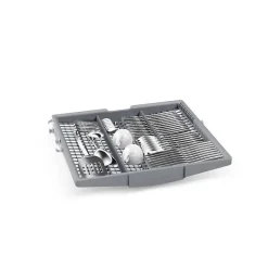 Lave-vaisselle semi-encastrable BOSCH SMI6ZCS10E SER6 - 14 couverts - Induction - L60cm - 40 dB - Classe B - Acier Brossé