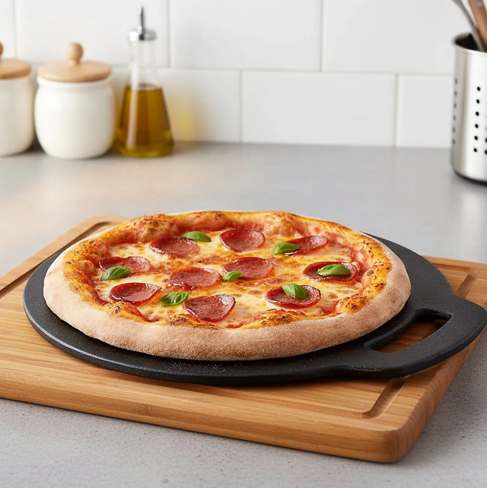 Litina Plaque En Fonte Pour Tortillas Et Crêpes Cuisson Uniforme Sur Feu Durable Et Polyvalente Pour Chefs A Domicile