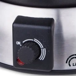 LITTLE BALANCE 8386 Fondue Elegance 8, Fondue électrique 8 personnes, Caquelon anti-adhésif 1,8 litres, 800 W, Inox brossé