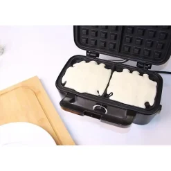 LITTLE BALANCE 8368 Speed'n Mixt 1200, Gaufrier & Grill 2 en 1, 1 plaque Gaufres, 1 plaque Gril interchangeables, 1200 W, Inox