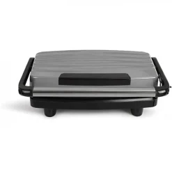 LIVOO DOC232G - Grill compact - 23x15cm - Revetement anti-adhésif - Témoin lumineux de chauffe - Charniere ajustable