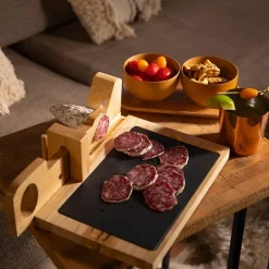 Livoo MEC127 - Guillotine à saucisson - idéal pour présenter vos apéritifs