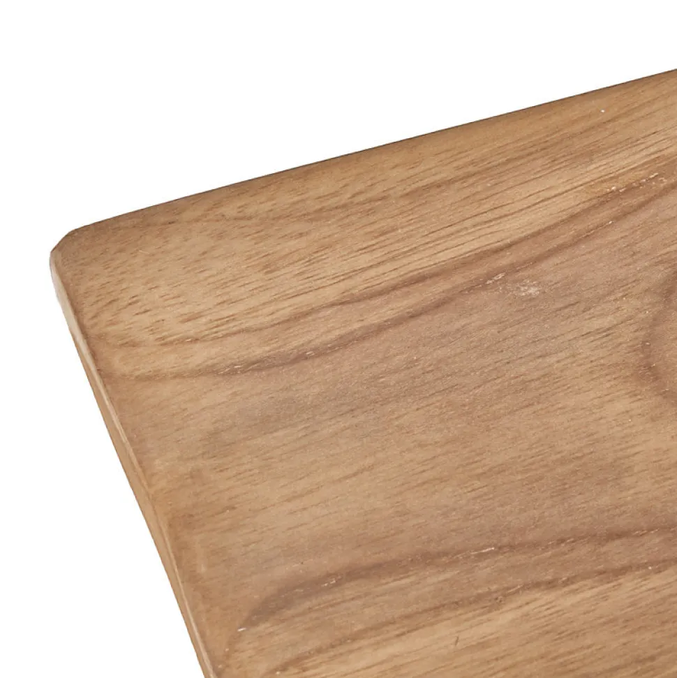 Longue planche à découper 61 cm en bois de teck avec manche - ERRA