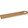 Longue planche à découper 61 cm bois de teck bout arrondi - STELLAR
