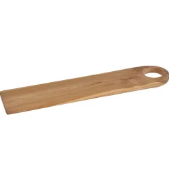 Longue planche à découper 61 cm bois de teck bout arrondi - STELLAR