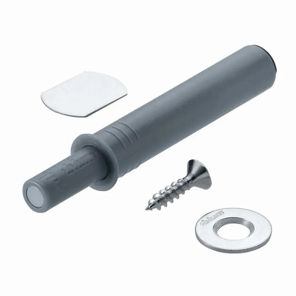 Loqueteau Tip-On court LMC LOQ1004 pour portes en applique moins de 1300 mm gris