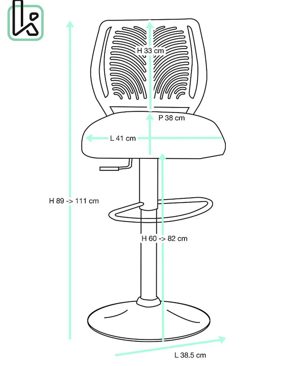 Lot 2 Chaises De Bar Coussin Simili, Pivotant Hauteur Réglable SAWA (blanc Intégral)