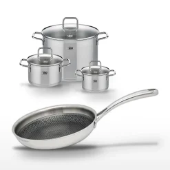 Lot 2 Faitouts 20cm & 26cm et Poêle 24cm Elo Relief Evolution