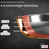 Lot 3 Poêles Elo Relief Solution 24/28/32 cm & 3 Faitouts Elo Brillant 12/14/20 cm