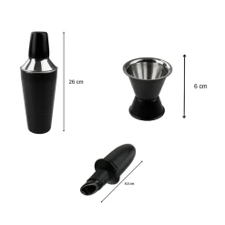 Lot de 3 accessoires à cocktail Fackelmann Spectre