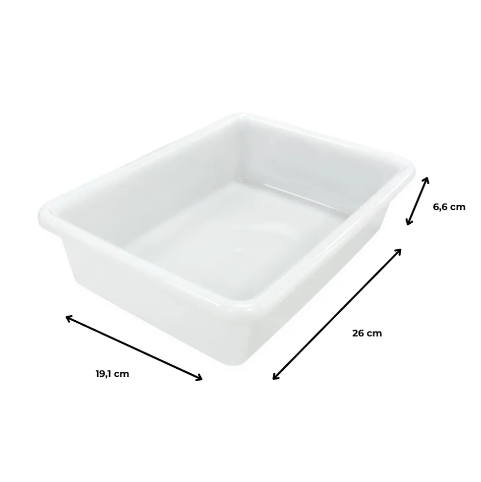 Lot de 12 bacs alimentaires sans BPA (2,2L) - Cuisines, salles à manger, restaurants, poissonnerie, boucherie, traiteurs