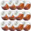 Lot de 12 bocals à bonbons bocal en verre avec couvercle pot de conservation 1,5L - Diamètre 10.5 x Hauteur 16 cm