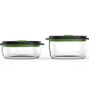 Lot de 2 boîtes pour appareil sous vide Foodsaver FFC025X fraîcheur & marinade
