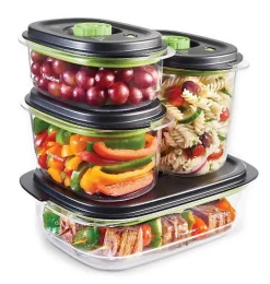 Lot de 2 boîtes pour appareil sous vide Foodsaver FFC025X fraîcheur & marinade