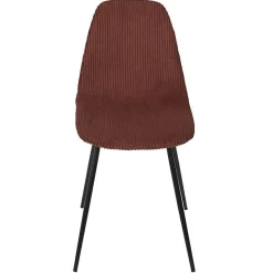 Lot de 4 Chaises Côtelé 