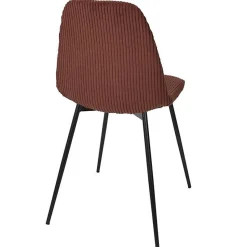 Lot de 4 Chaises Côtelé 