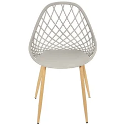 Lot de 4 Chaises Design "Malaga" 80cm Taupe