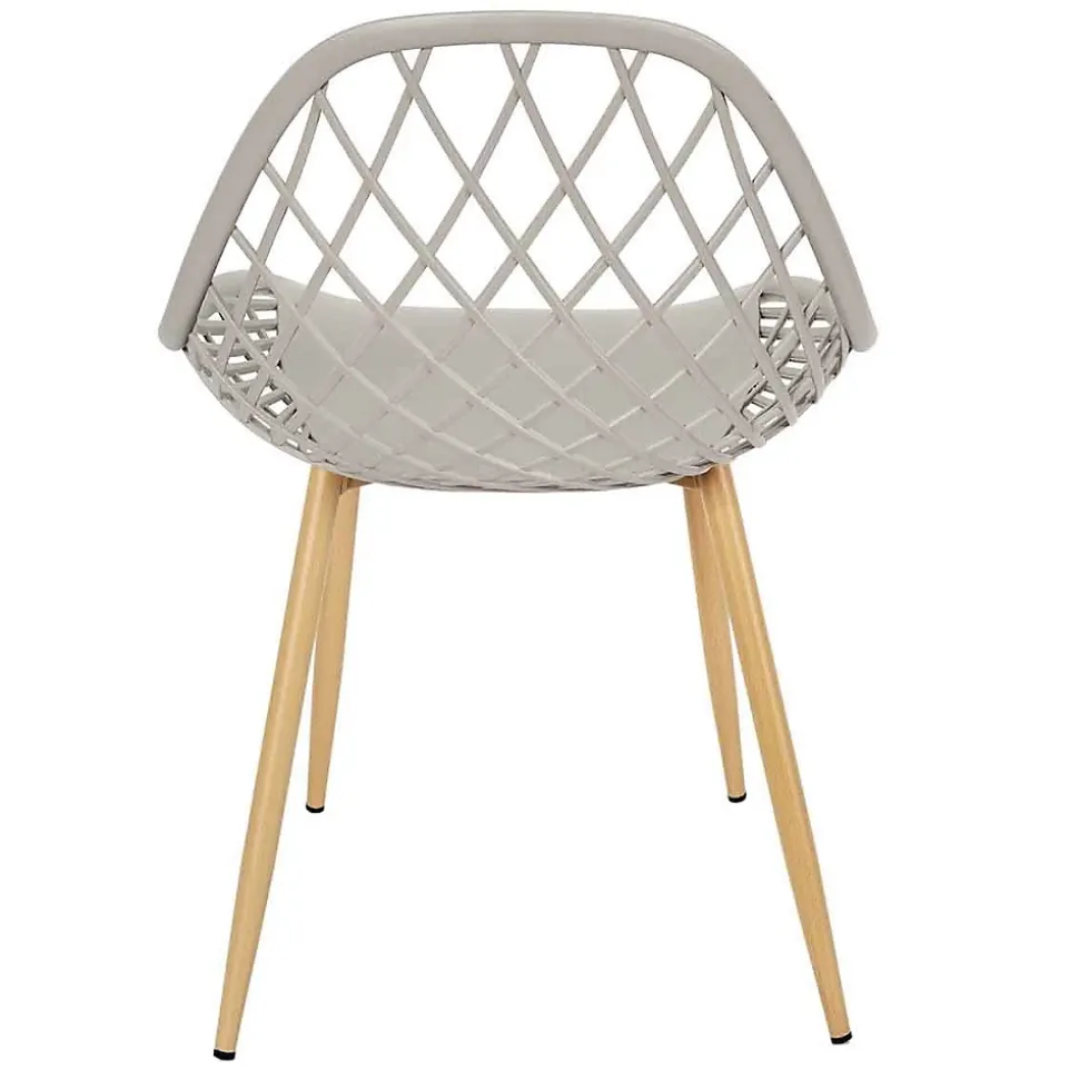 Lot de 4 Chaises Design "Malaga" 80cm Taupe