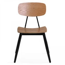 Lot de 2 chaises en bois Oviala