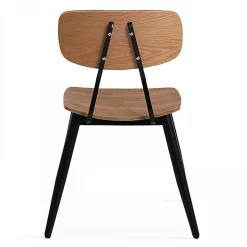 Lot de 2 chaises en bois Oviala