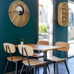 Lot de 2 chaises en bois Oviala