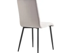 Lot de 2 chaises en velours 