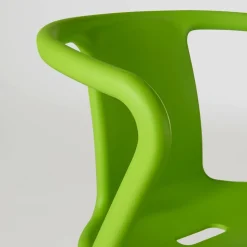 Lot de 4 chaises plastique vert Oviala