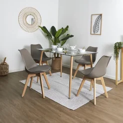 Lot de 4 Chaises Scandinave 