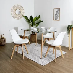 Lot de 4 Chaises Scandinave 