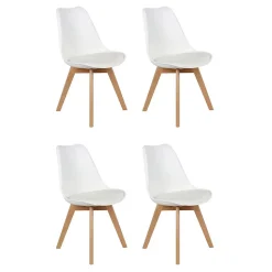 Lot de 4 Chaises Scandinave 