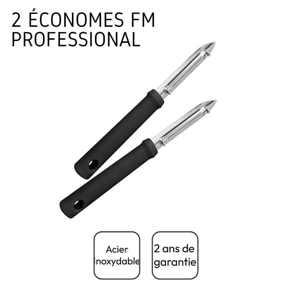 Lot de 2 économes 17,5 cm FM Professional