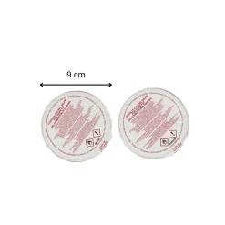 Lot de 2 coupelles d'alcool gélifié Fackelmann