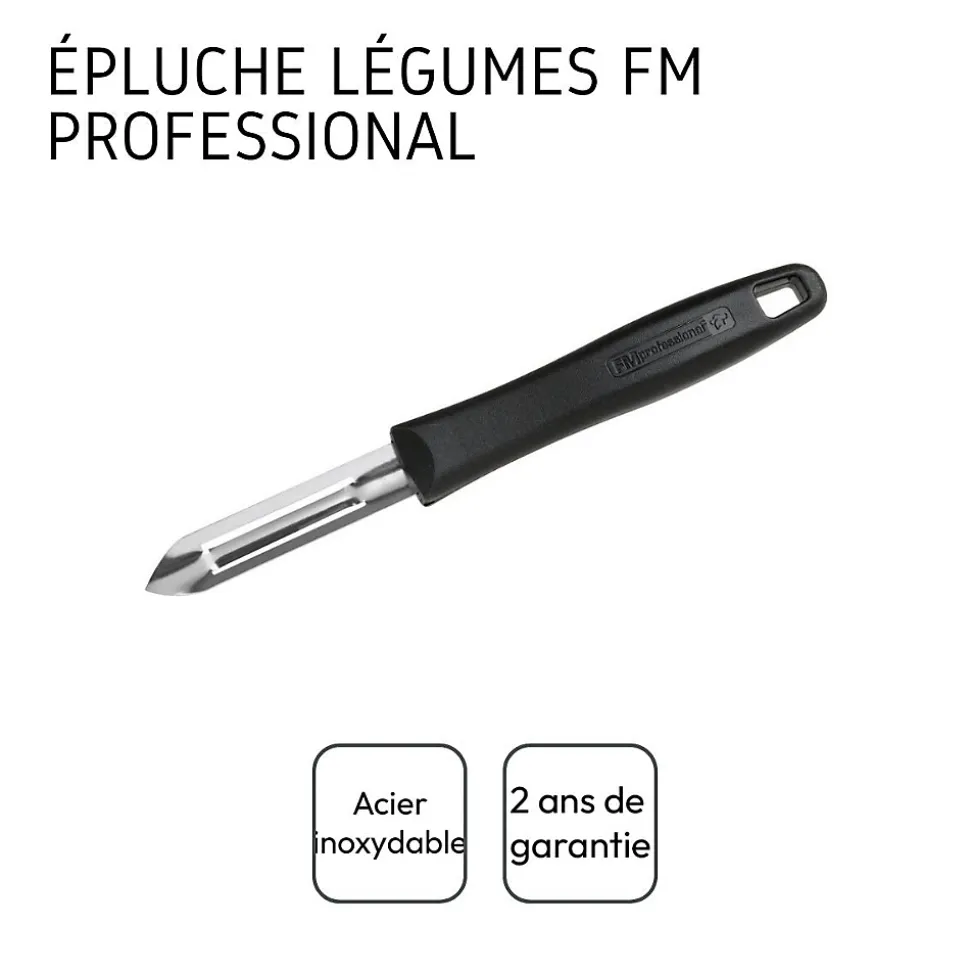 Lot de 2 couteaux éplucheurs économes 18,5 cm FM Professional