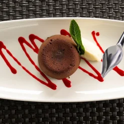 Lot de 2 cuillères plumes à décoration pâtissière Jean Daudignac