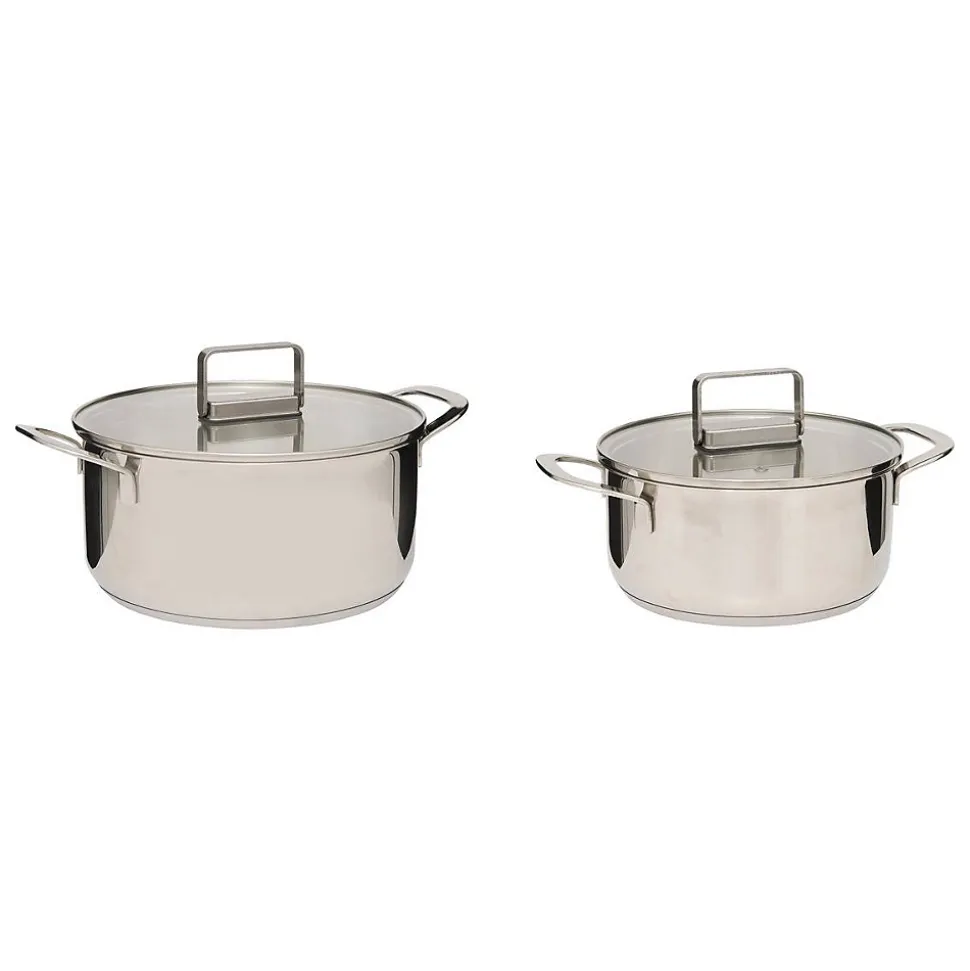 Lot de 2 faitouts 20/24cm - Argent- 5five