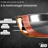 Lot de 4 Faitouts Elo Relief Evolution et Poêle 28 cm