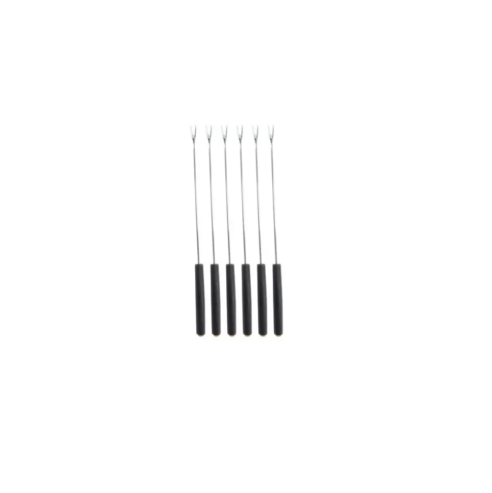 Lot de 6 fourchettes pour fondue noir Tableandcook 3008392-6