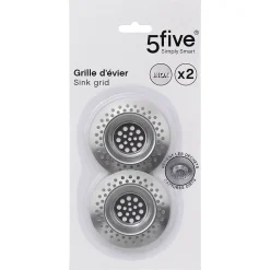Lot de 2 grilles d'évier - 5Five