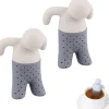 Lot de 2 infuseurs à thé bonhomme en silicone