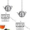 Lot de 4 infuseurs à thé créatifs en acier inoxydable