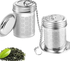 Lot de 2 infuseurs à thé en acier inoxydable