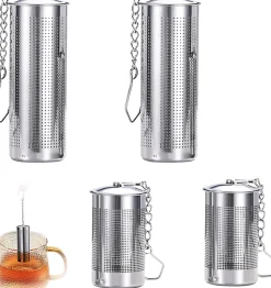 Lot de 4 infuseurs à thé en acier inoxydable