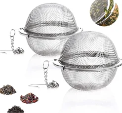Lot de 2 infuseurs à thé en acier inoxydable 304